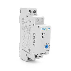Реле часу CHINT NTE8В015S, на DIN-рейку, затримка увімкнення-0.1с-5с, Ue/le: AC-15 240В/0,75А, -5°С~+40 °C, 93х66,5х18,5 мм