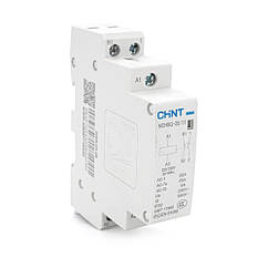 Контактор CHINT NCH8-25/11 220 V, 25 А, 5kW, 1NC+1NO, на DIN-рейку, 85*65,5*18 мм