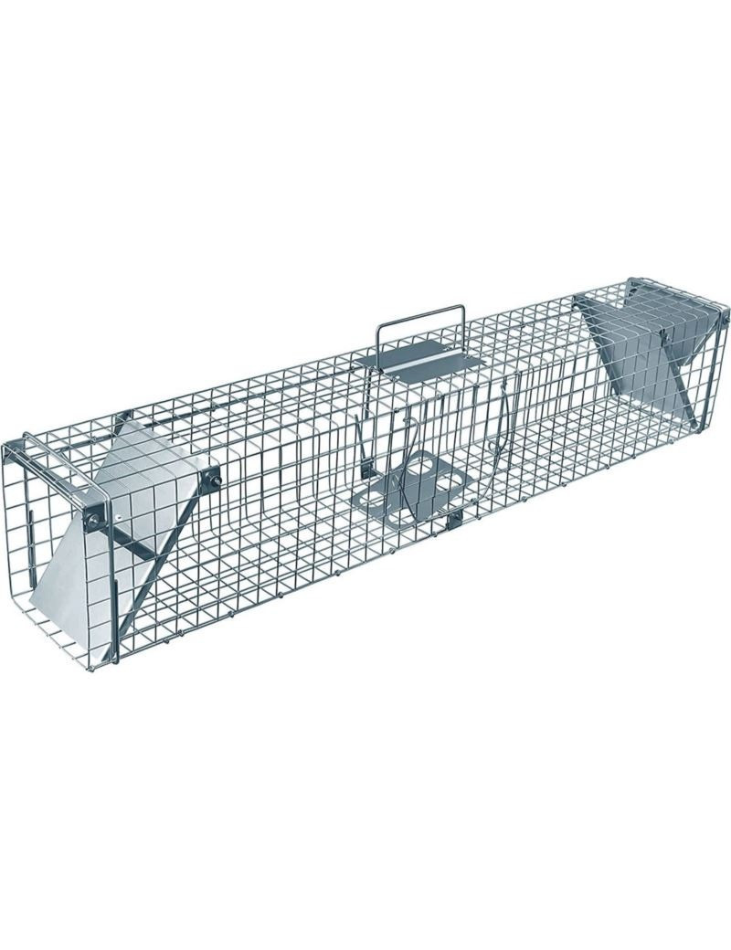 Живоловка John Green 82×21×20 см, пастка на куниць, ласок, щурів та котів, оцинкована сталь