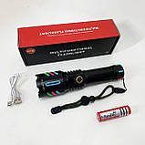 Ліхтарик police оригінал, Зручний ручний ліхтар, Потужний ліхтар із можливістю зарядки IY-18, фото 9