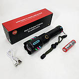 Ліхтарик police оригінал, Зручний ручний ліхтар, Потужний ліхтар із можливістю зарядки IY-18, фото 5