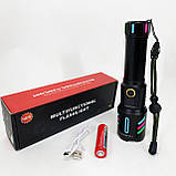 Ліхтарик police оригінал, Зручний ручний ліхтар, Потужний ліхтар із можливістю зарядки IY-18, фото 3