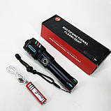 Ліхтарик police оригінал, Зручний ручний ліхтар, Потужний ліхтар із можливістю зарядки IY-18, фото 2