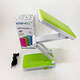 Настільна лампа Topwell 1019 Синя акумуляторна світлодіодна регуляція рівня нахилу. Колір: зелений WG-31, фото 3