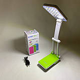 Настільна лампа Topwell 1019 Синя акумуляторна світлодіодна регуляція рівня нахилу. Колір: зелений WG-31, фото 5