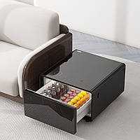 Розумний журнальний стіл (тумба) з холодильником Primst TB65 (Чорний, 65 літрів)