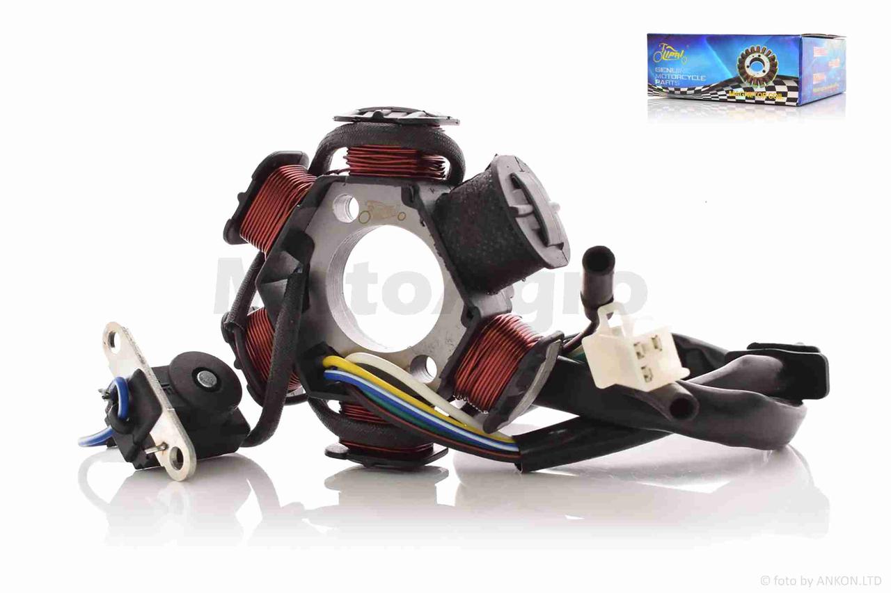 Генератор (статор) китайський скутер 150 5+1 "LIPAI" AT-9561, фото 1