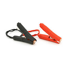 З'єднувальні дроти із затискачами АКБ, довжина 0,6 м, дріт мідний 2.5 мм2, М6 "Крокодили" BLACK/RED