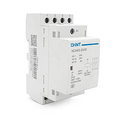 Контактор CHINT NCH8-20/40 220V,20А, 10kW, 4NO, на DIN-рейку, 85*65,5*36мм