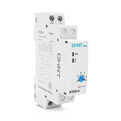 Реле часу CHINT NTE8A120S, на DIN-рейку, затримка вимкнення — 12 см, Ue/le: AC-15 240 В/0, 75 А, -5 °C~+40 °C, 93х66,5х18,5 мм
