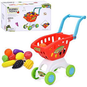 Ігровий набір "Візок" Bambi 16898 продукти 22 предмети, Toyman