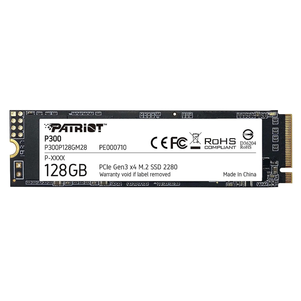 Жорсткий диск SSD: 128GB Patriot P300 M.2 2280 (P300P128GM28)