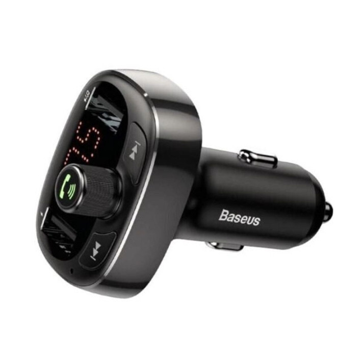 FM-трансмітер Baseus S-09 Overseas Edition 2xUSB Car FM Transmitter Cluster Black