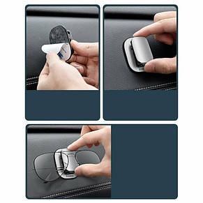 Тримач для окулярів Baseus Platinum Vehicle Paste type Black, фото 3