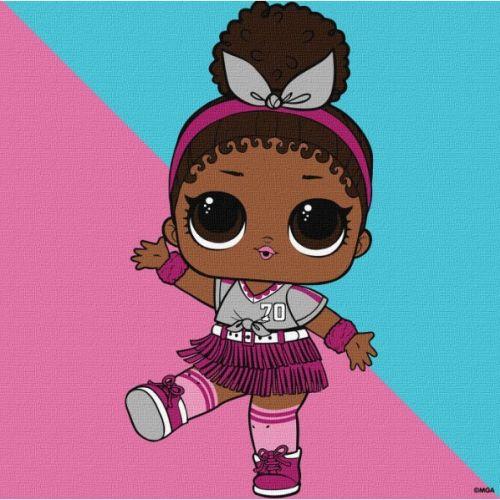 Картина за номерами  "L.O.L Surprise! Game on. Foxy" 25x25см [tsi278964-TSI], фото 1