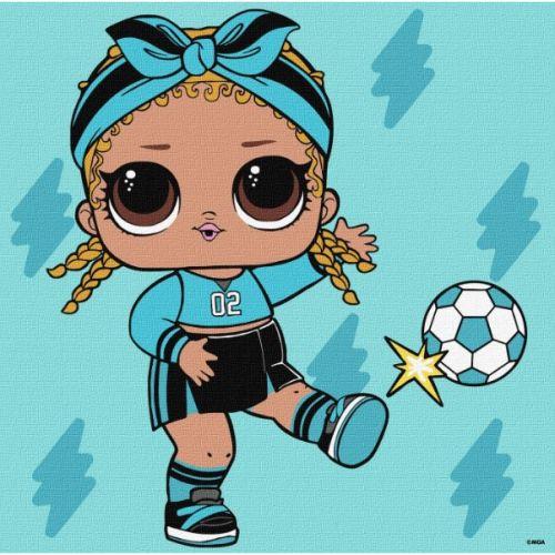 Картина за номерами "L.O.L Surprise! Game on. Kicks" 25x25см [tsi278968-TSI], фото 1