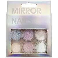 Декор-втирка для дизайна ногтей блестящая