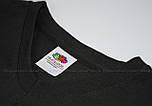 Чоловіча футболка сіра з V-подібним вирізом (світлий графіт) Fruit of the Loom, фото 3