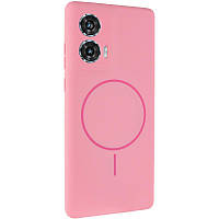 Чохол Silicone Cover Lakshmi Full Camera (AA) with MagFit для Motorola Edge 50 Fusion Рожевий / Light pink