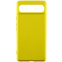 Чохол TPU GETMAN Liquid Silk для Google Pixel 7a Жовтий / Flash