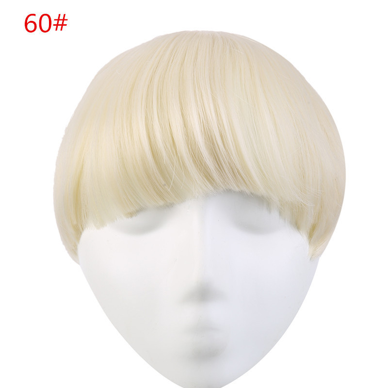 Накладна челка зі штучного волосся. Колір #60 Холодний блонд, фото 1