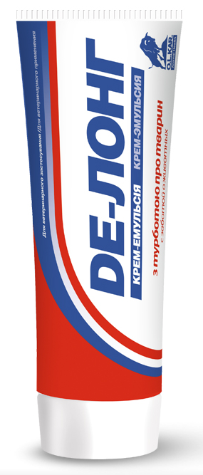 ДЕ-ЛОНГ крем-емульсія з декаметоксином 200 г, ТУБА, фото 1