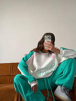 Женский Спортивный Костюм Мятный Комплект Свитшот Брюки Shadows Nextor Жіночий Спортивний Костюм М'ятний Комплект Світшот Штани