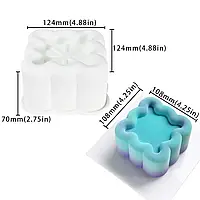 Форма силіконова для євродесертів Квадратна БЕНТО