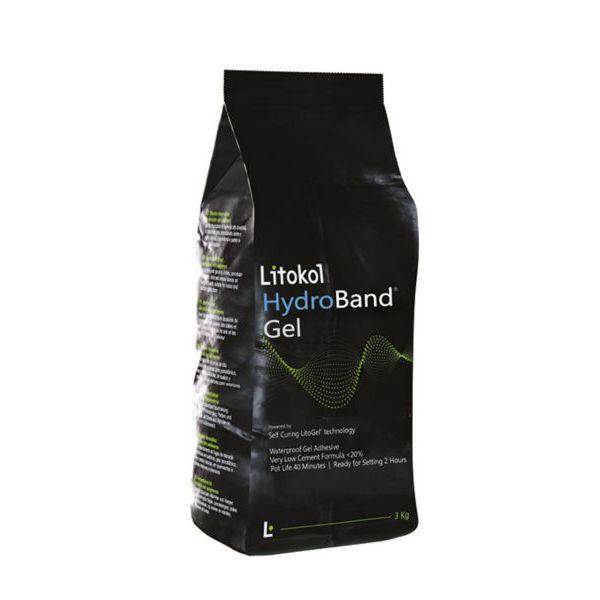 Полімерний клей-гель Litokol HydroBand Gel 3 кг для стрічок і мембран, фото 1