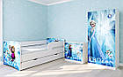 Ліжко для дівчинки Холодне Серце, дитячі меблі King Queen, фото 7