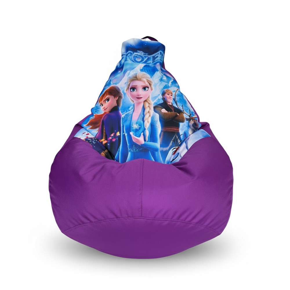 Крісло мішок груша Frozen XL 120х75 Холодне серце, фото 1