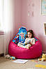 Крісло мішок груша Frozen XL Рожеве 120х75 Холодне серце, фото 2