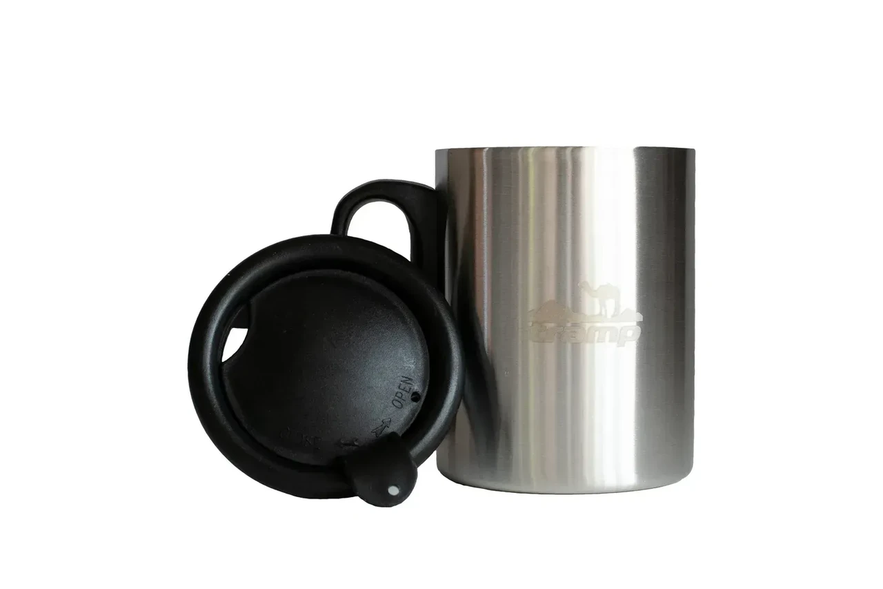 Термокружка TRAMP з поїлкою та защібкою 350 мл метал, фото 1