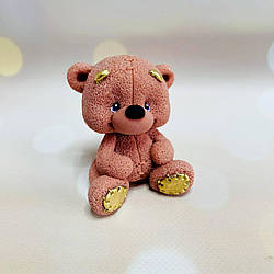 Шоколадна фігурка для торта Ведмедик Теді коричневий