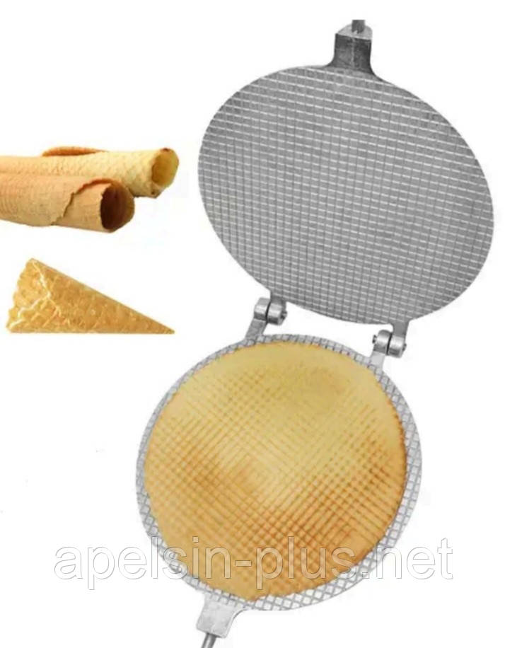 Форма для випікання коржів Вафельниця велика 224 мм, фото 1