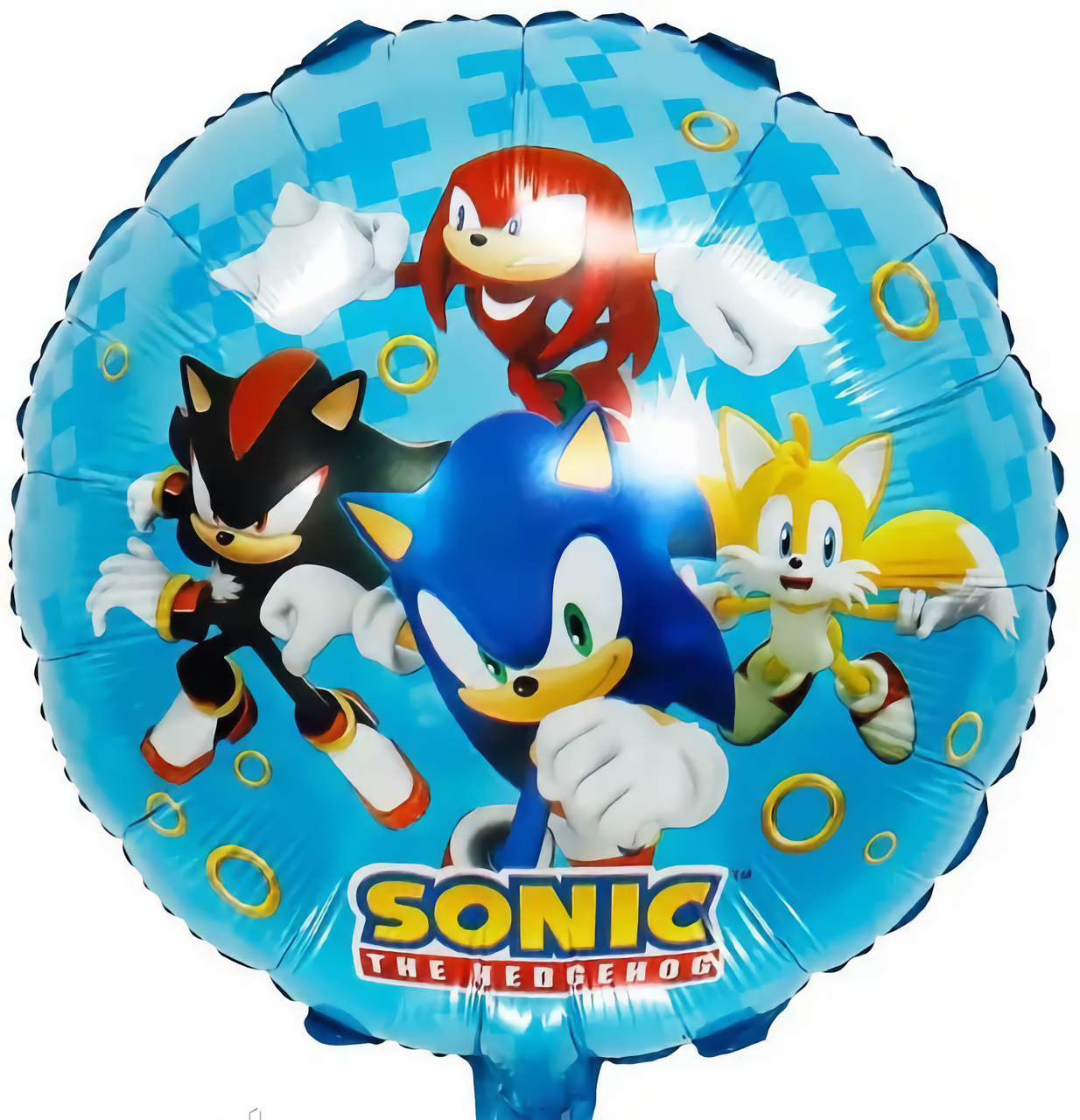 Фольгована повітряна куля Sonic Boom 18" (45 см) — їжачок Сонік