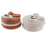 Набір кондитерських цукрових прикрас "Макаруни Ведмедики" - (4 шт), фото 3