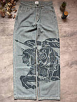 Широкі чоловічі джинси Burberry, стильні джинси Барберрі широкі, модні широкі джинси Burberry 2025, класичні джинси Burberry