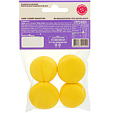 Набір кондитерських цукрових прикрас "Макаруни Смайлики" - (4 шт), фото 4