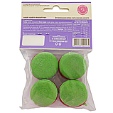 Набір кондитерських цукрових прикрас "Макаруни Кавунчики" - (4 шт), фото 4