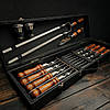 Набір шампурів "Luxury" в дерев'яному кейсі, фото 3