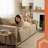 Електроковдра 180x130 см бежевий Ruhhy 26224, фото 5