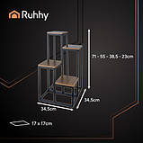 Підставка для квітів 69 см Ruhhy 25997, фото 3