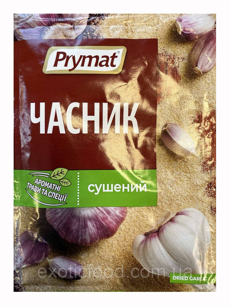 Приправа "Часник сушений" тм "PRYMAT" 15 г, фото 1