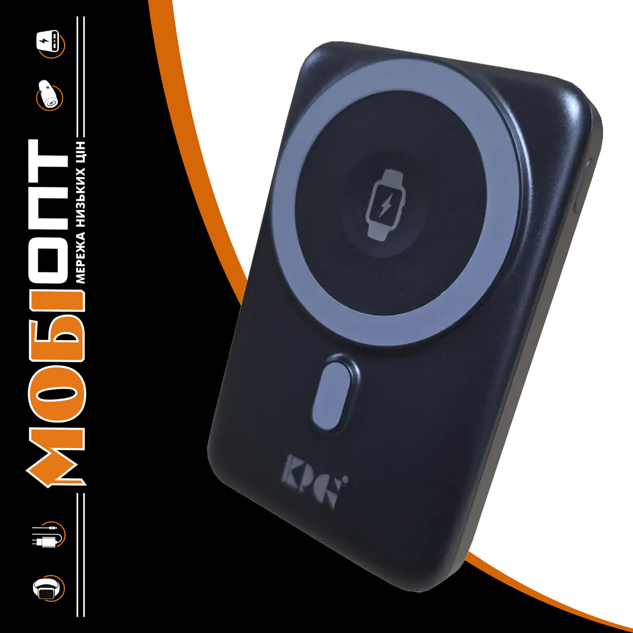 Power Bank King Power WPG-106 10000mah 22.5W QC3.0 Magnetic black EU