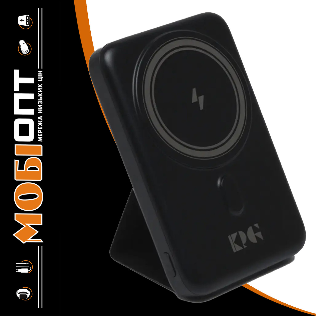 Power Bank King Power WPG-101 10000mah 22.5W QC3.0 Magnetic black EU