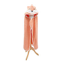 Рушник дитячий махровий 100x80 см, Animals Лисичка, корал