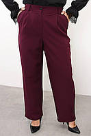 Жіночі класичні штани, креп костюмка, розмір 50-52, 54-56, 58-60