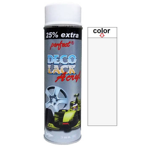 Акриловий ґрунт спрей білий Perfect Primer White Deco Lack Acryl 500мл, фото 1