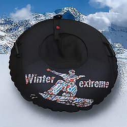 Тюбінг “Пончик” 100 см — комфортне катання по снігу